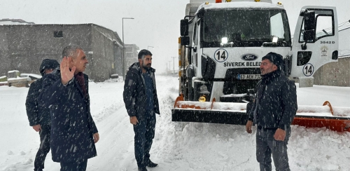 BAŞKAN VEKİLİ BAYRAM, KARLA MÜCADELE ÇALIŞMALARINI YERİNDE İNCELEDİ
