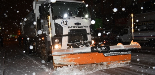 BELEDİYEMİZ KARLA MÜCADELE ÇALIŞMALARINA BAŞLADI