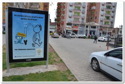 Siverek Belediyesinden Yere Tükürmeyin Kampanyası