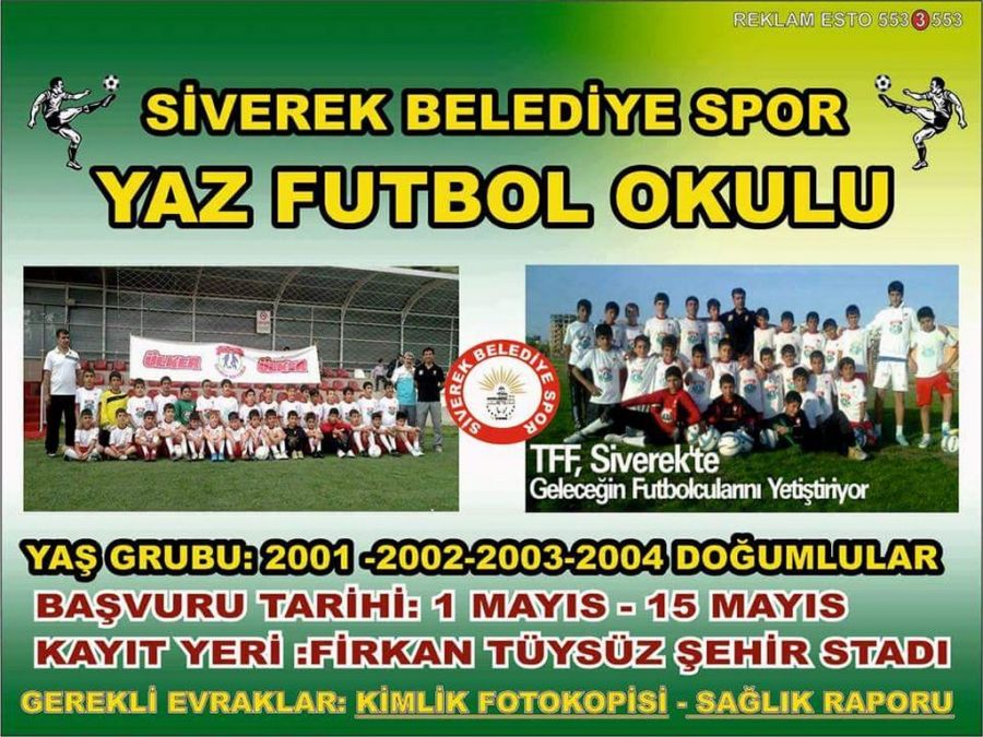 Siverek Belediyesi Yaz Futbol Okulu Kayıtları Başladı