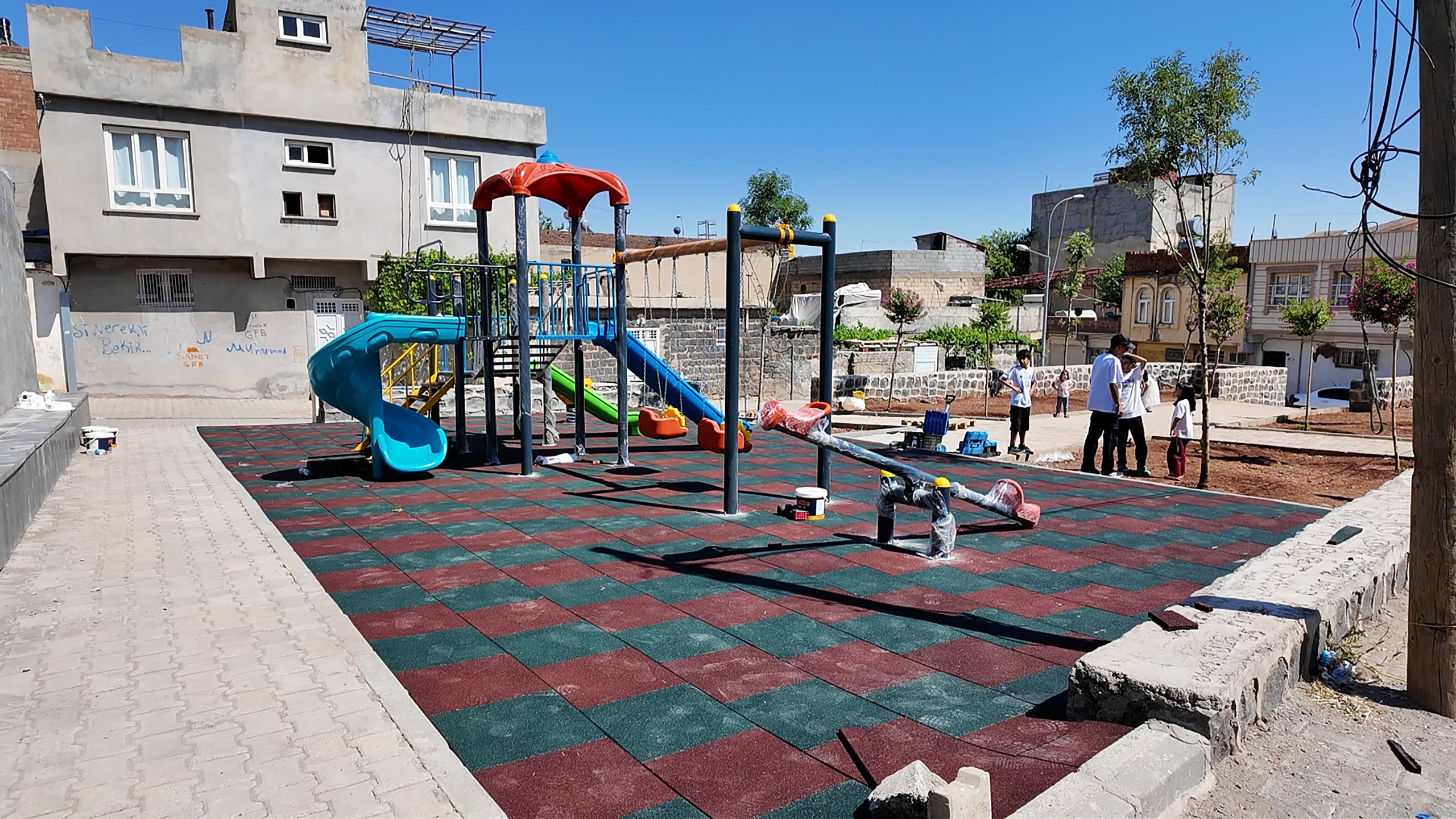 Hamidiye Mahallesi yıllar sonra ilk parkına kavuştu